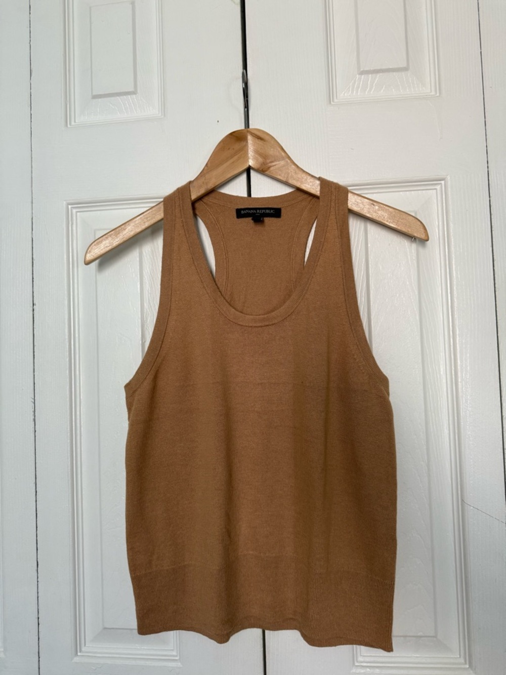 Banana Republic Women's Camel Knit Racerback Tank